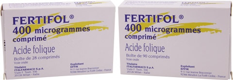 Fertifol étuis 28 et 90 comprimés